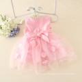 Belle robe de soirée rose fille enfant en bas âge avec des robes de fantaisie rose pour bébé fille pour 0-4 ans